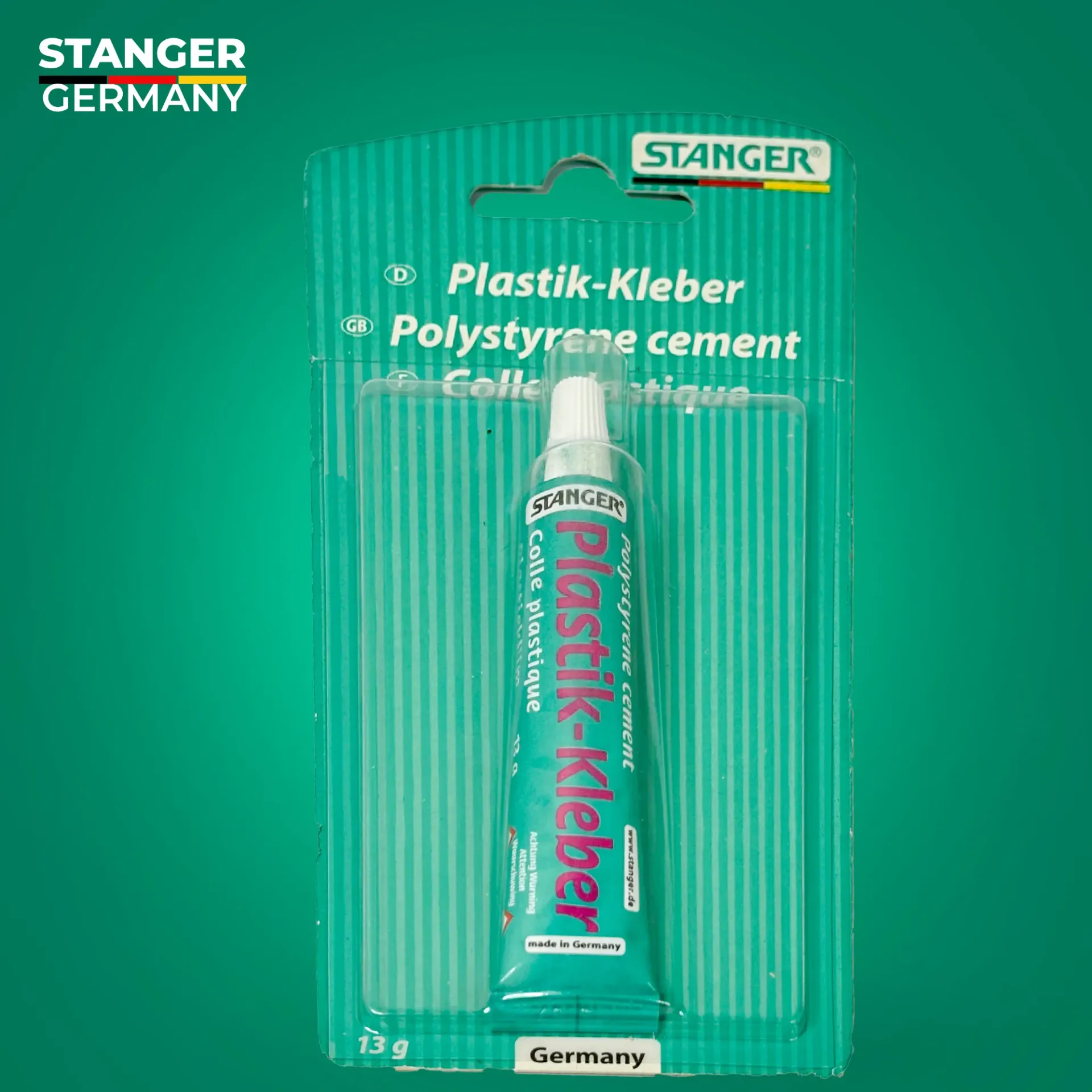 stanger لاصق بلاستيك Plastique 13ml
