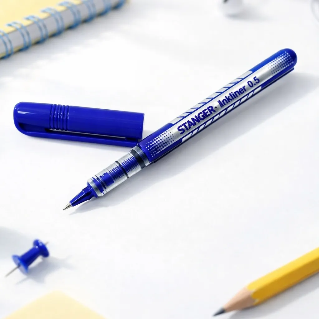 Stanger, Penne, Rollerball Solid Inkliner 0,5 Mm (Blu, 1x)