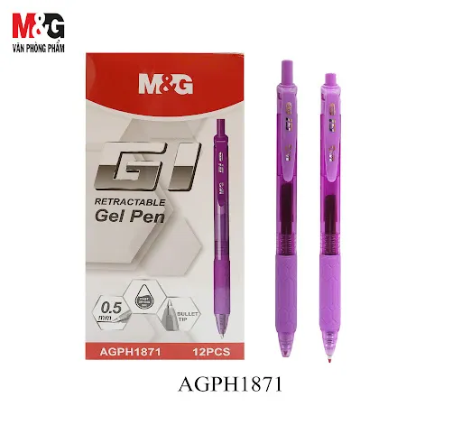 قلم جيل 0.5 M&G G1 بنفسجي