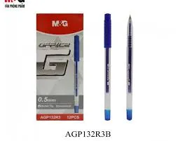 M&G Office Gel Pen, Smooth Professional Writing, 0.5mm, Blue Ink علبه 12 قلم