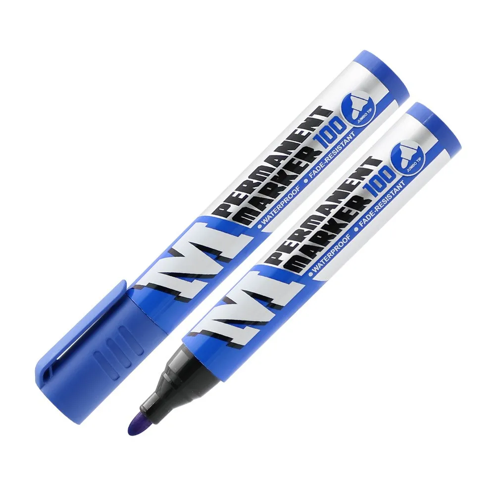 Permanent marker M&G 100 economical - blue