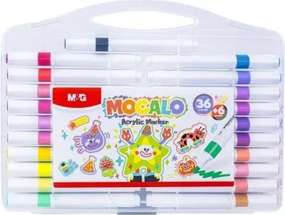 M&G MOCALO Acrylic Marker 36+6