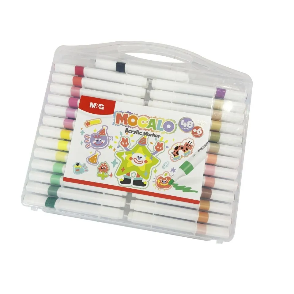 M&G MOCALO Acrylic Marker 48+6