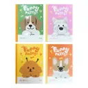 M&G Chenguang Puppy party lined Notebook, Portable Note-Taking, A5 Size, 40 Sheets