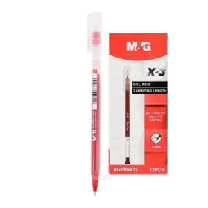 [M&G] قلم جيل 0.5 X-3 Red
