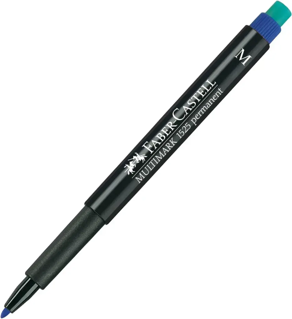 Mقلم ماركر فابر كاسل Green Faber-Castell Permanent Marker with Eraser
