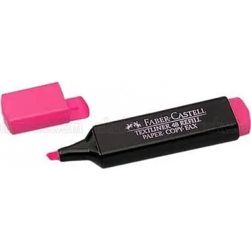 highlighter Faber Castell بينك