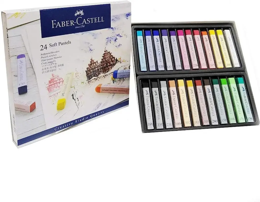  Faber-Castell Faber Castell Soft Pastels 24 Color
