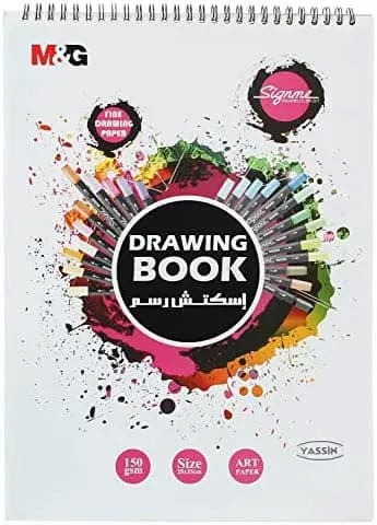 [M&G] اسكتش ابيض 20*35 M&G150gm