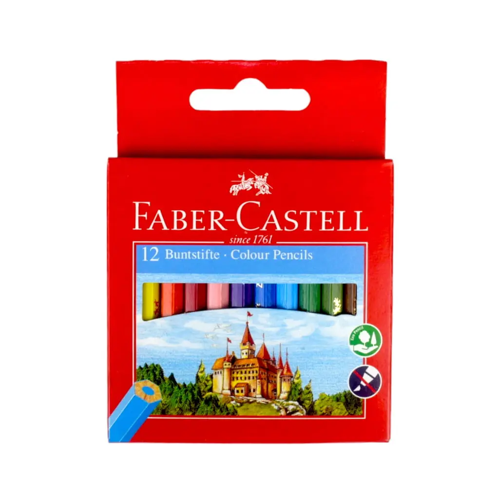 الوان خشب فابر كاستل - 12 لون طويل  Faber Castell 12 Color short