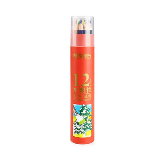 الوان خشب مائيه 12لون M&G Wood Watercolor pencil 12 Color With brush