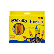 الوان شمع 12  لون جامبو M&G Jumbo Crayons