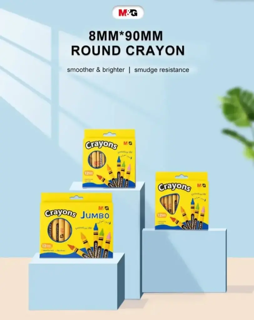 الوان شمع 12  لون جامبو M&G Jumbo