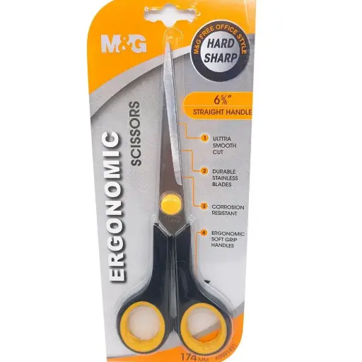مقص معدن 6 بوصه M&G Straight handles 174mm scissors
