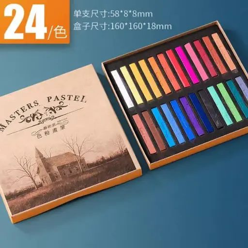 الوان باستل 24 لون Soft Pastel