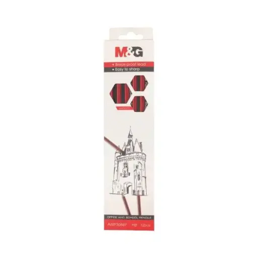 علبه قلم رصاص M&G HB Pencil