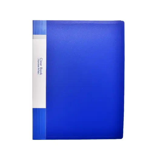 Portfolio HUIJIN File Clear Book 20 Pocket A4 Document Organiser Folder 