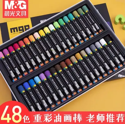 الوان شمع باستل 48 لون M&G