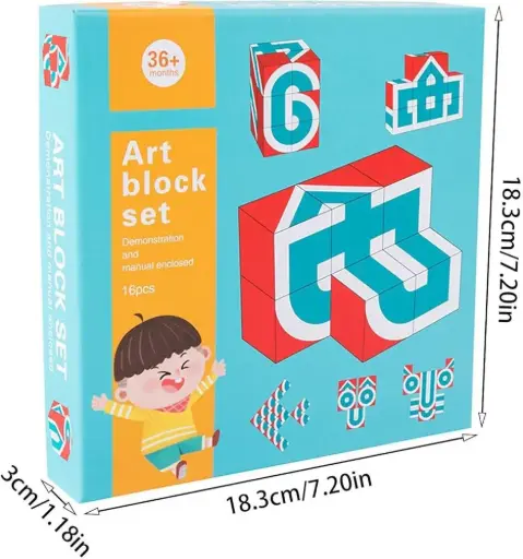 [Nilco] مكعبات تازر Art Block Set 