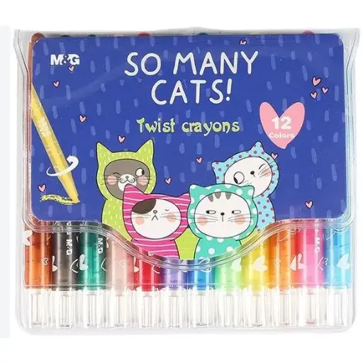 [M&G] الوان شمع Twist crayons 12 لون