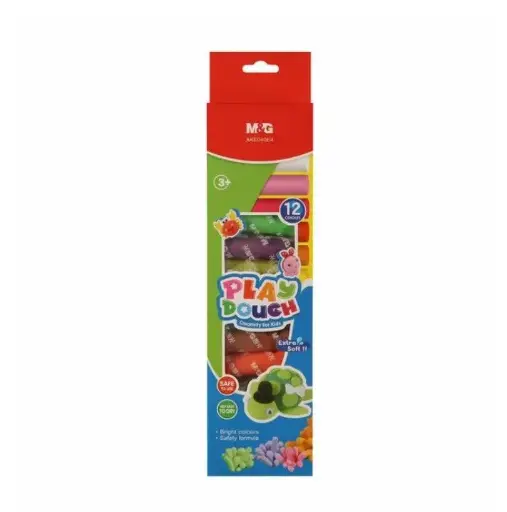 صلصال 12 لون علبه M&G Sculpting Modeling Clay - 12 Colors