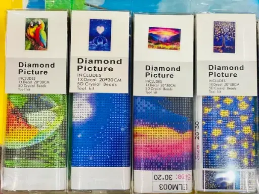 لوحه دايموند 30*20 Diamond painting 