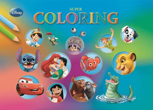 [نهضة مصر] Super coloring Disney تلوين