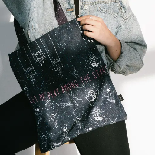 [Dot gallery] Let me play Tote bag
