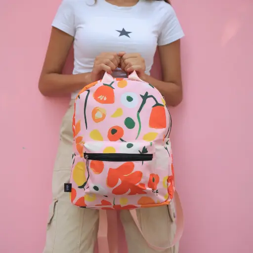 [Dot gallery] Pink flower Mini bag
