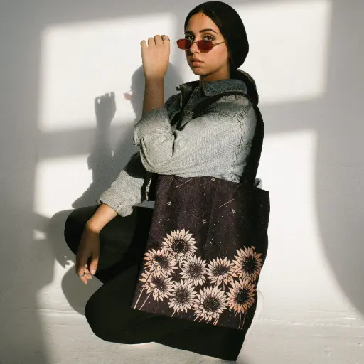 [Dot gallery] Sunflower Tote bag