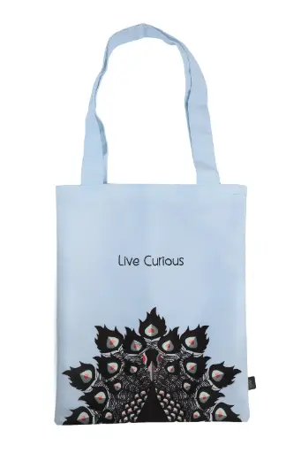 [Dot gallery] Live Curious tote bag